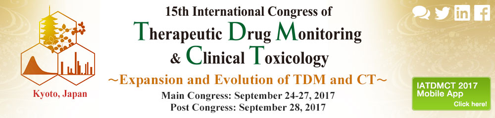 15th International Congress of Therapeutic Drug Monitoring & Clinical Toxicology